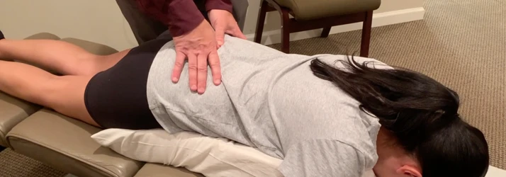 Chiropractor Frederick MD Sebastian Lipinski Pregnancy A patient receiving pregnancy care.